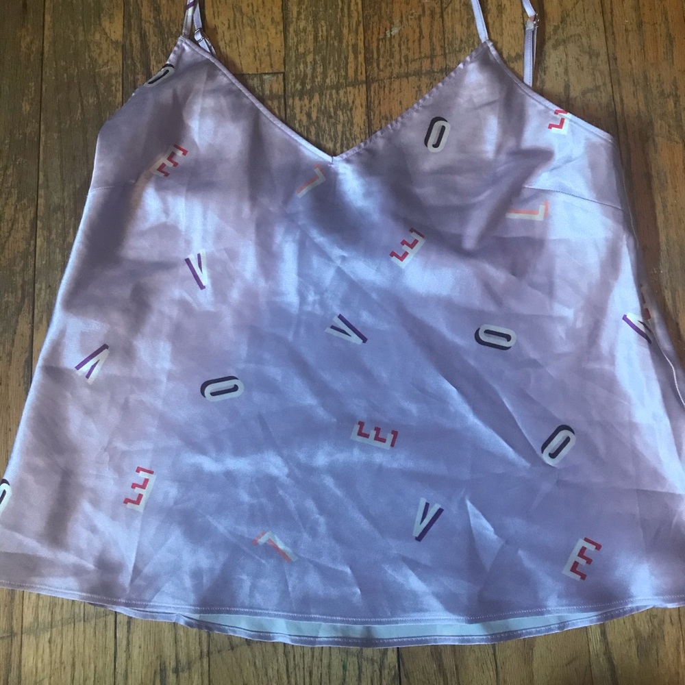 🖤 purple vs silk sleep top